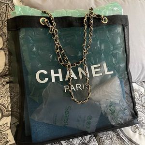 Chanel Beauty Mesh Tote